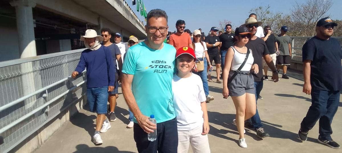 Renato Serra aprovou a Stock Car em BH e espera por próximas temporadas (Pedro Melo / Hoje em Dia)