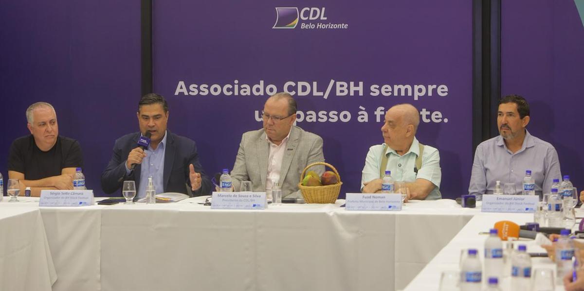 Representantes se reuniram nesta terça para divulgar o impacto do evento na capital (Fernando Michel / Hoje em Dia)