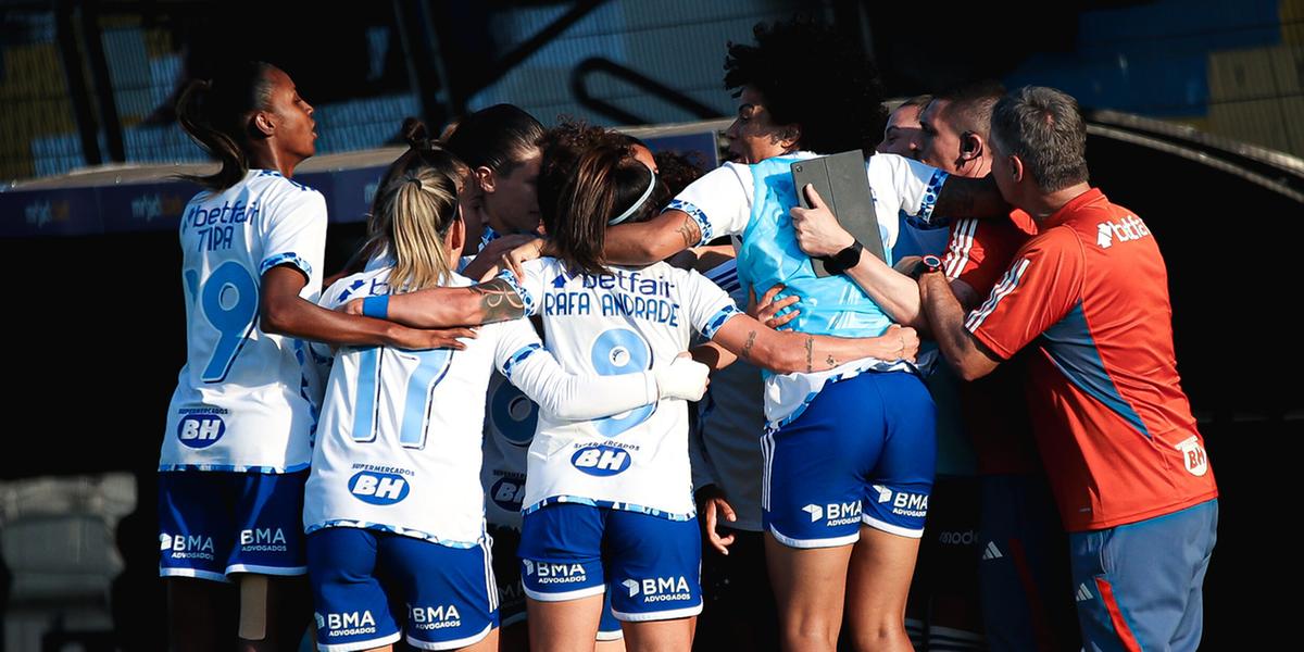 Cruzeiro enfrentará o Palmeiras nas quartas de final do Brasileirão Feminino (Gustavo Martins/ Cruzeiro)