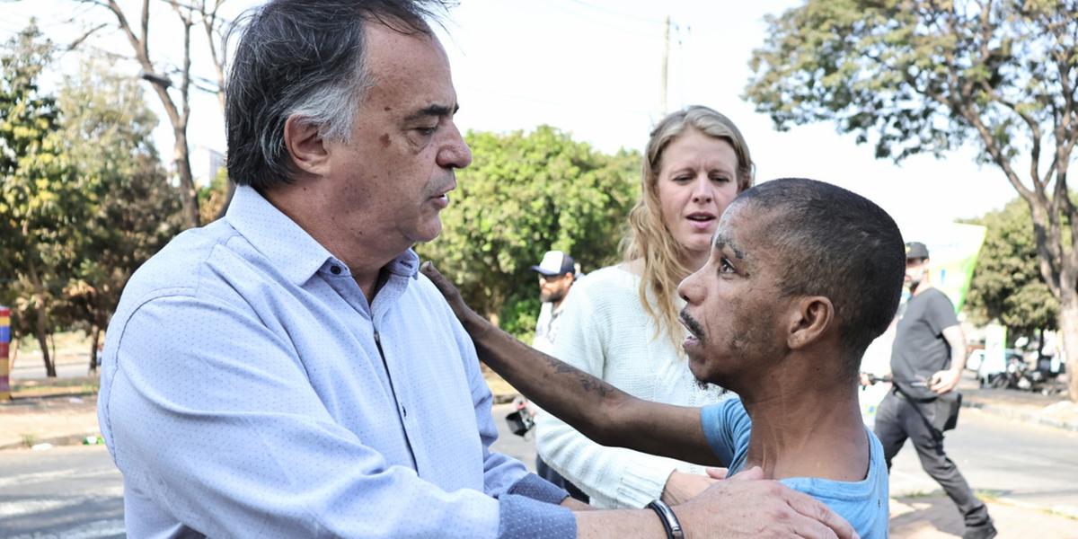 Tramonte cumpriu agenda no bairro Lagoinha (Divulgação/ Rodrigo Lima)