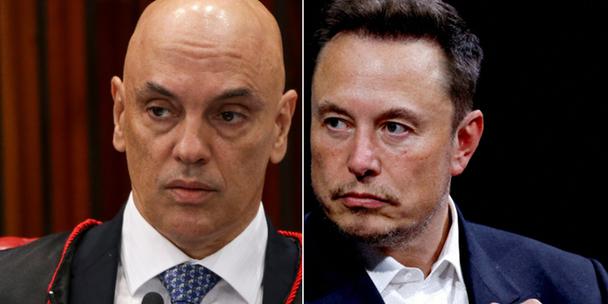 Termina prazo para Musk indicar representante do X no Brasil (Montagem /Reprodução Redes Sociais)