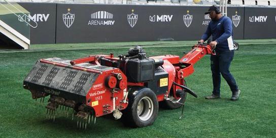 Atlético inicia nova etapa de reforma do gramado da Arena MRV (Divulgação / Atlético)