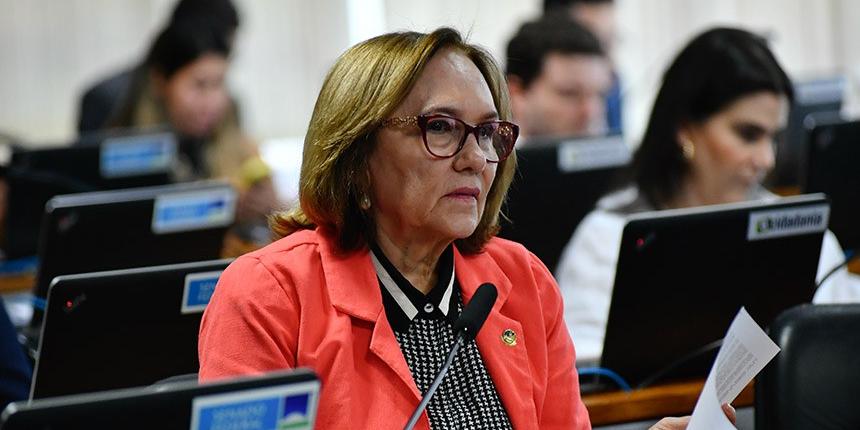 Zenaide Maia apresentou um texto substitutivo ao projeto de Flávio Arns (Geraldo Magela/Agência Senado)