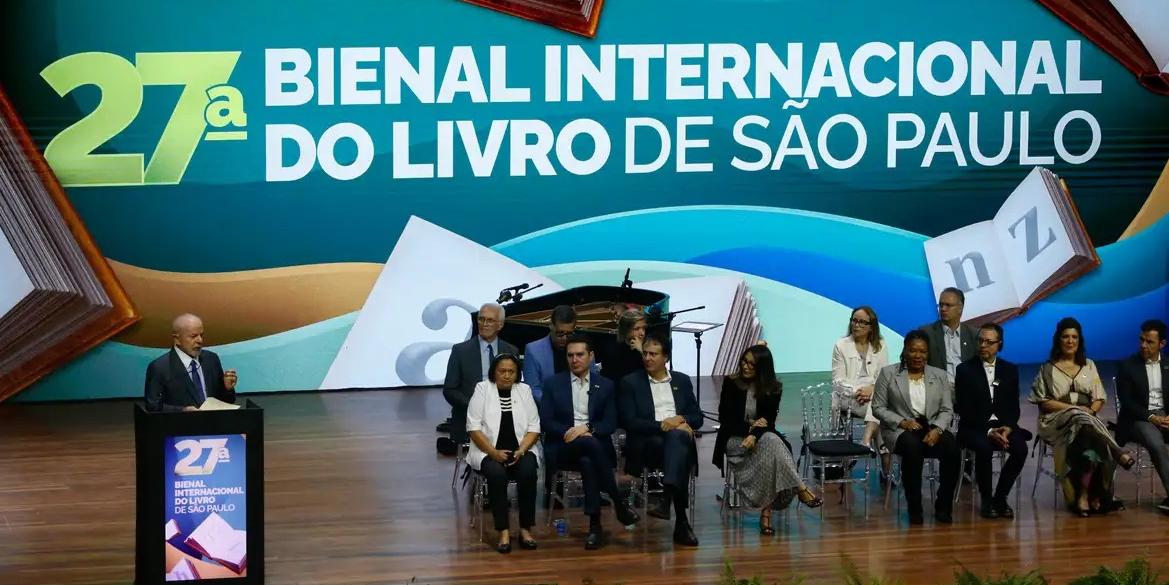 Presidente Lula participa da abertura da Bienal do Livro de São Paulo (Paulo Pinto/Agência Brasil)