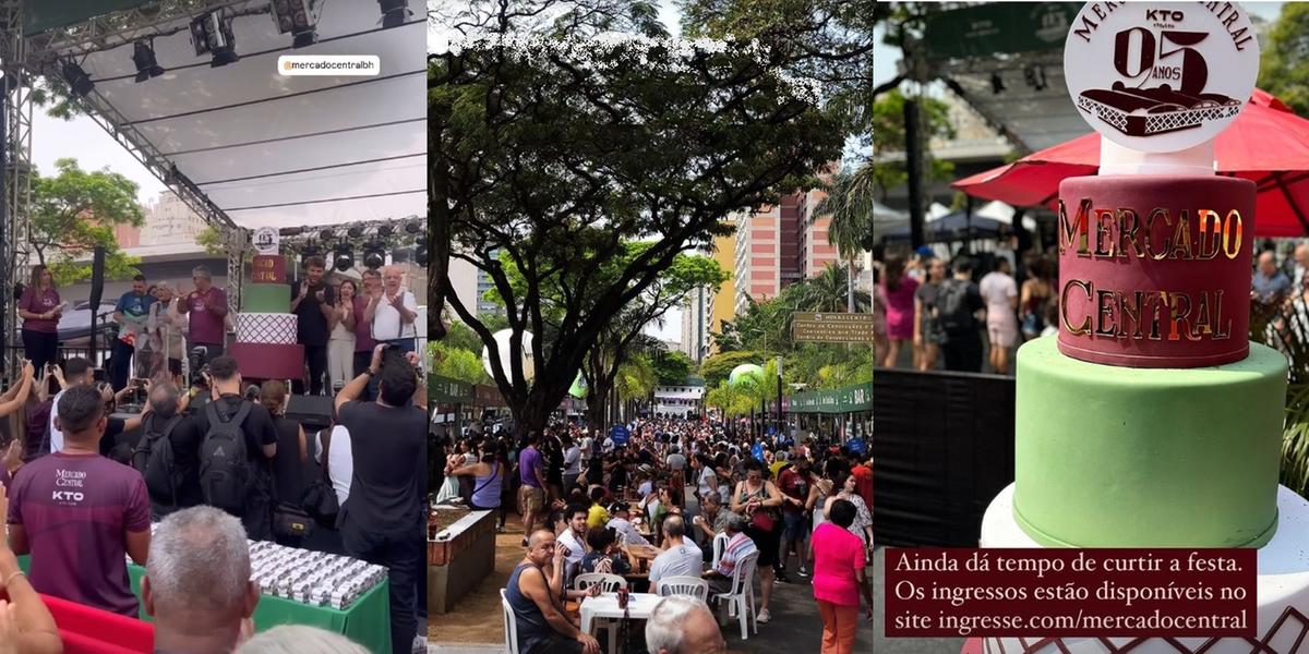 Mercado Central de Belo Horizonte completou 95 anos neste sábado (7) (Reprodução/Redes Sociais)