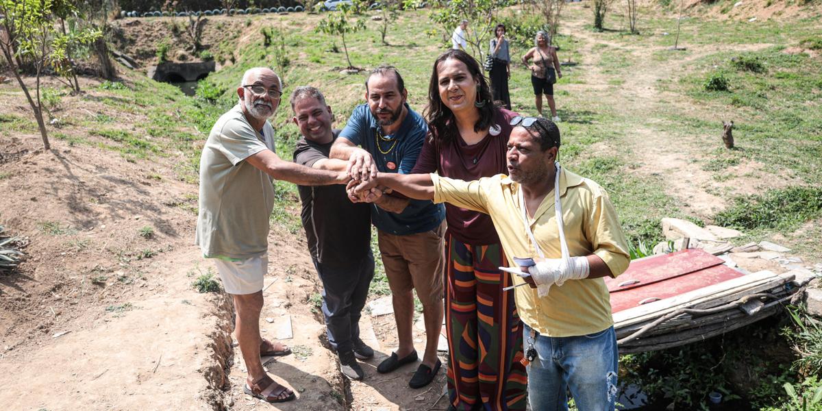 Duda Salabert visitou os bairros Serra Verde e Jardim Europa, ambos em Venda Nova, nesta segunda-feira (9) (Cadu Passos/ Campanha Duda Salabert/ Divulgação)