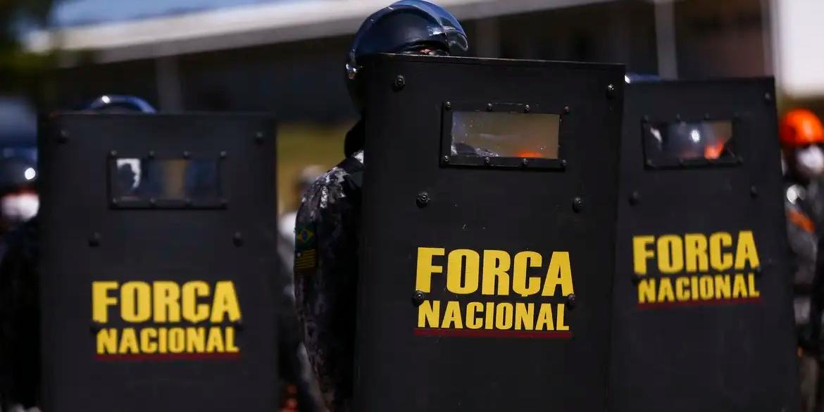 Agentes da Força Nacional (Marcelo Camargo/Agência Brasil)