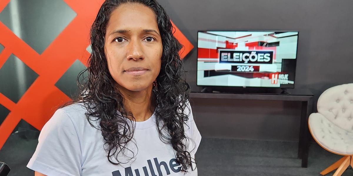 Indira Xavier (UP) participa de sabatina do Hoje em Dia (Maurício Vieira/ Hoje em Dia)