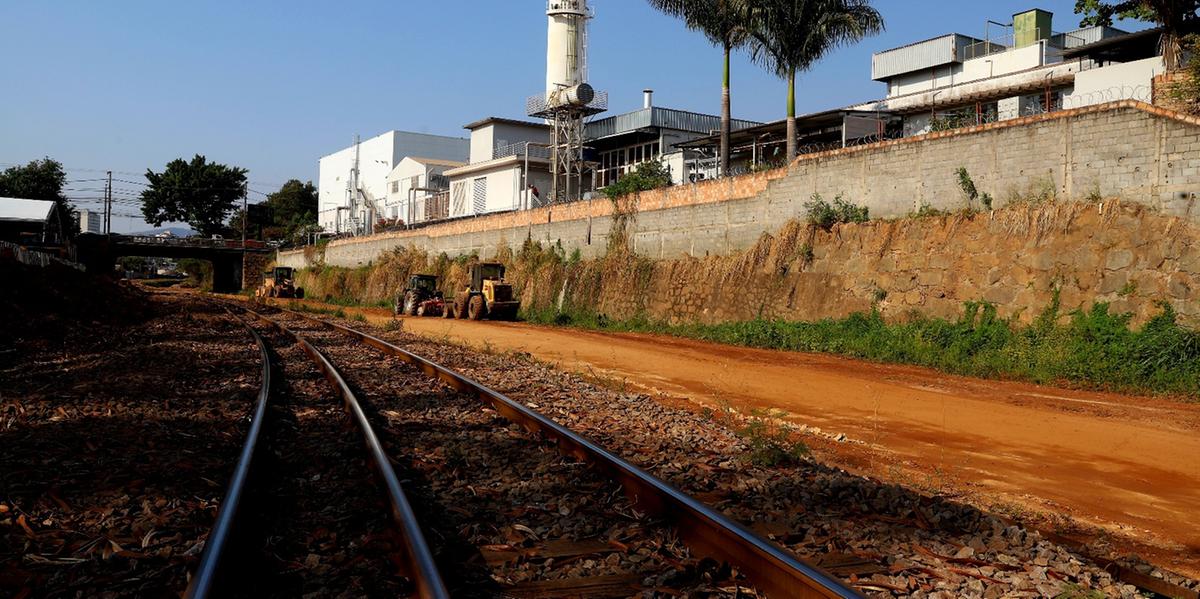 Obras da linha 2 do metrô de BH começaram nesta segunda-feira (16) (Dirceu Aurélio/ Imprensa MG)