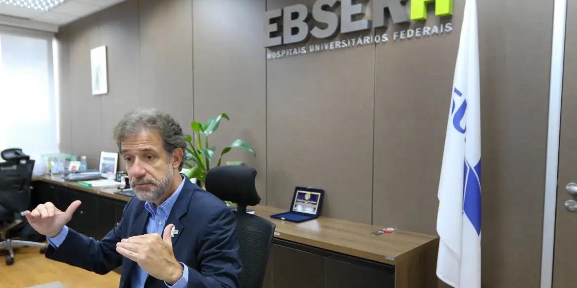 O presidente da Empresa Brasileira de Serviços Hospitalares (Ebserh) (Wilson Dias/Agência Brasil)