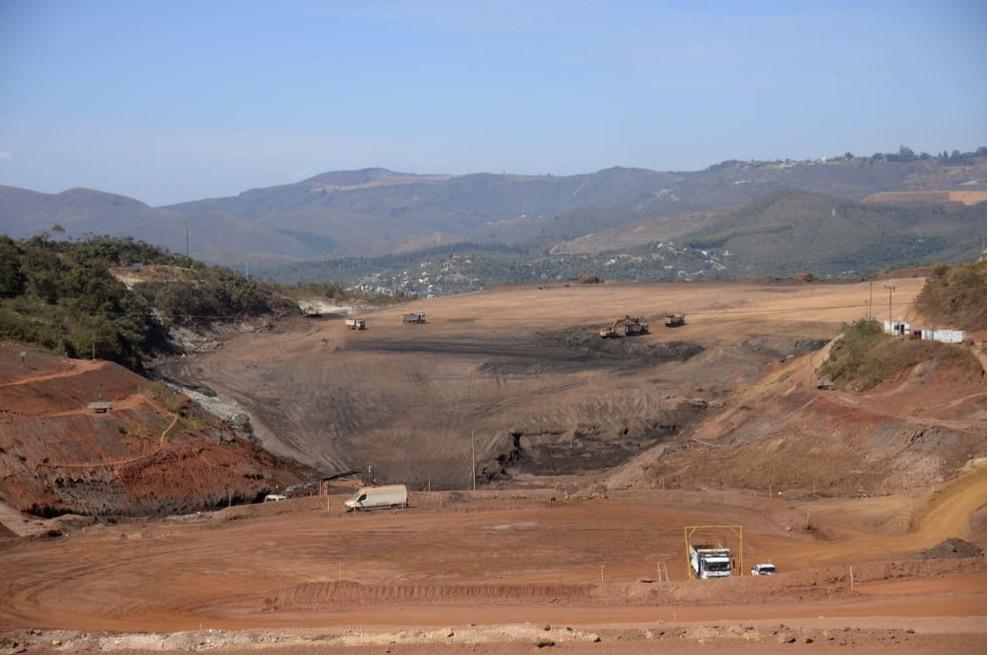 Obras para a descaracterização da barragem B3/B4, em Nova Lima, que terminou em maio deste ano (TOMAZ SILVA/ AGÊNCIA BRASIL - REPUBLICADO POR AGÊNCIA PÚBLICA)