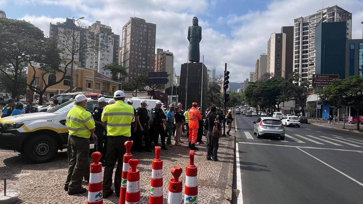 Ação abriu a Semana Nacional de Trânsito em Minas Gerais (Fernando Michel/ Hoje em Dia)