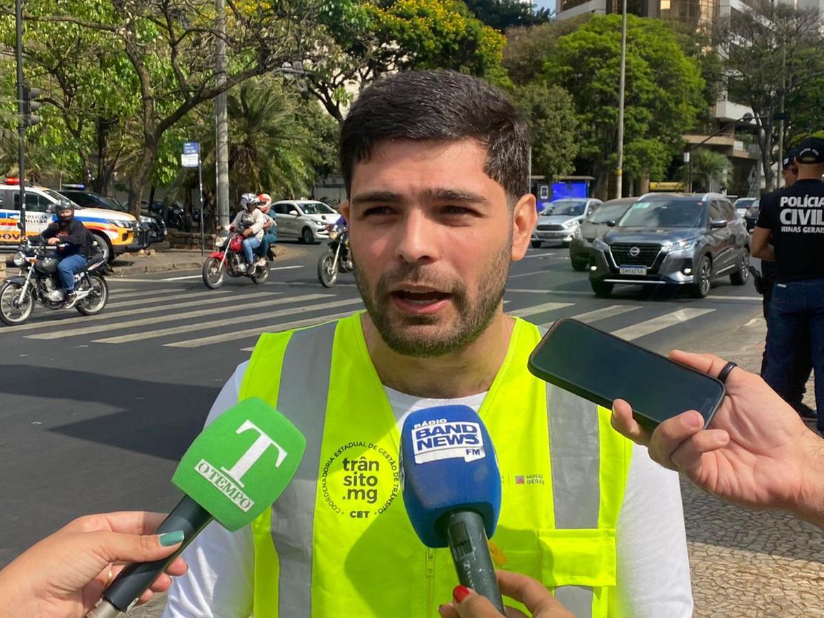 Fernando Sette Júnior, assessor de Educação no Trânsito, da Coordenadoria Estadual de Gestão de Trânsito (CET) (Fernando Michel/ Hoje em Dia)