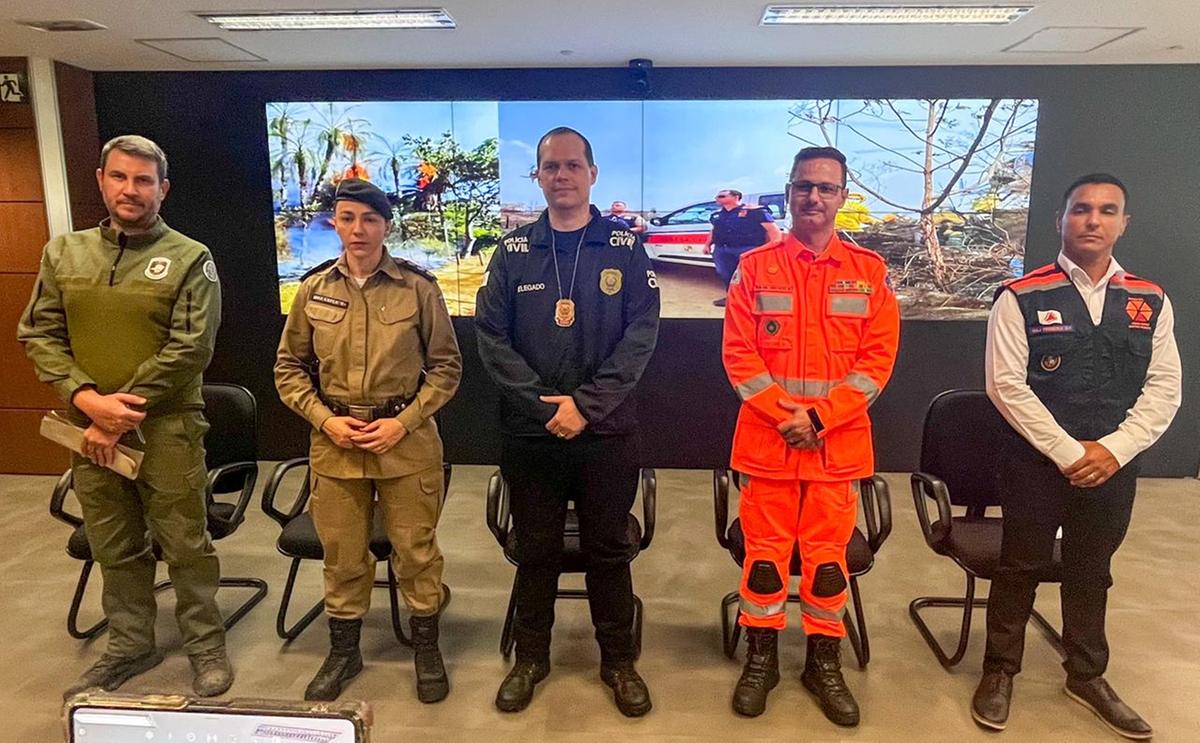 Forças de Segurança de Minas Gerais detalharam as situações dos incêndios no Estado (Fernando Michel/ Hoje em Dia)