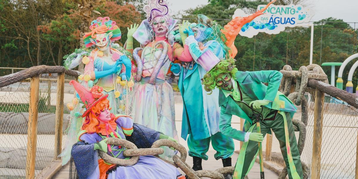 Além das mais de 15 atrações, parque conta com espaços dedicados ao relaxamento e à diversão em família (Divulgação / Thermas da Mata)