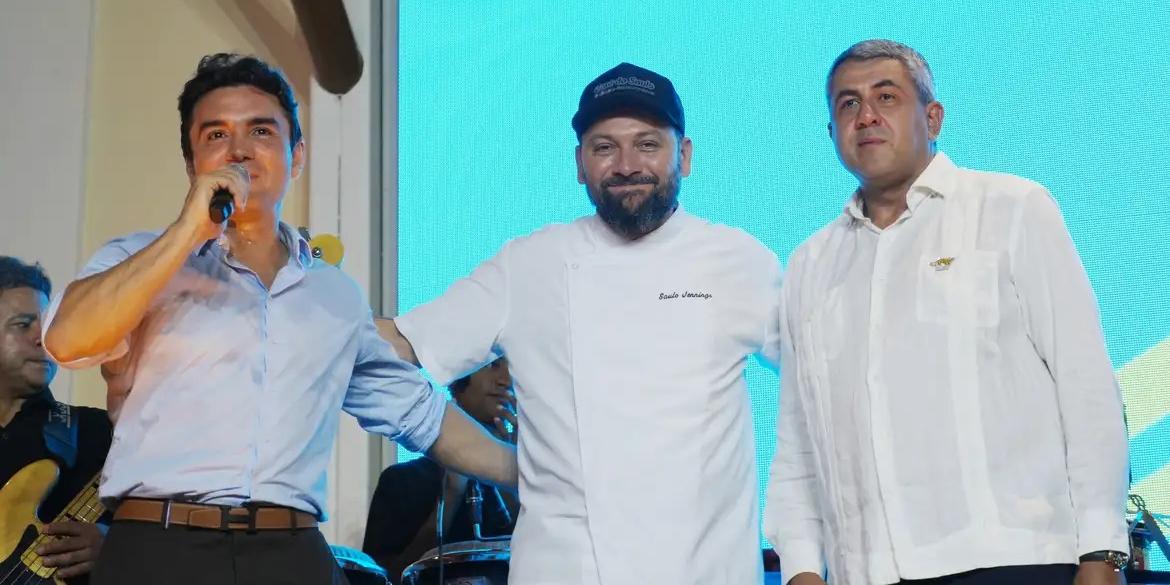 O chef brasileiro Saulo Jennings é o 1º Embaixador Gastronômico da ONU Turismo no mundo (Roberto Castro / Mtur)