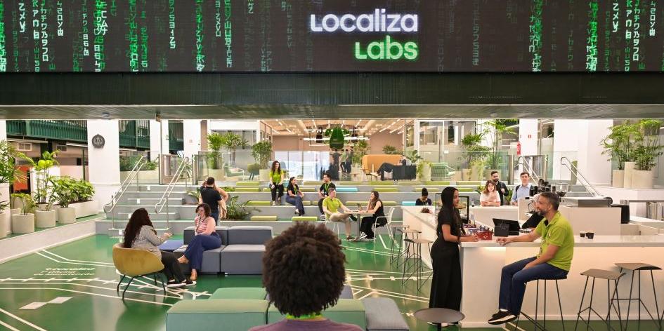 Localiza Labs, laboratório de tecnologia e ciências de dados da Localiza&Co, fica no bairro Cachoeirinha, em BH (Divulgação)