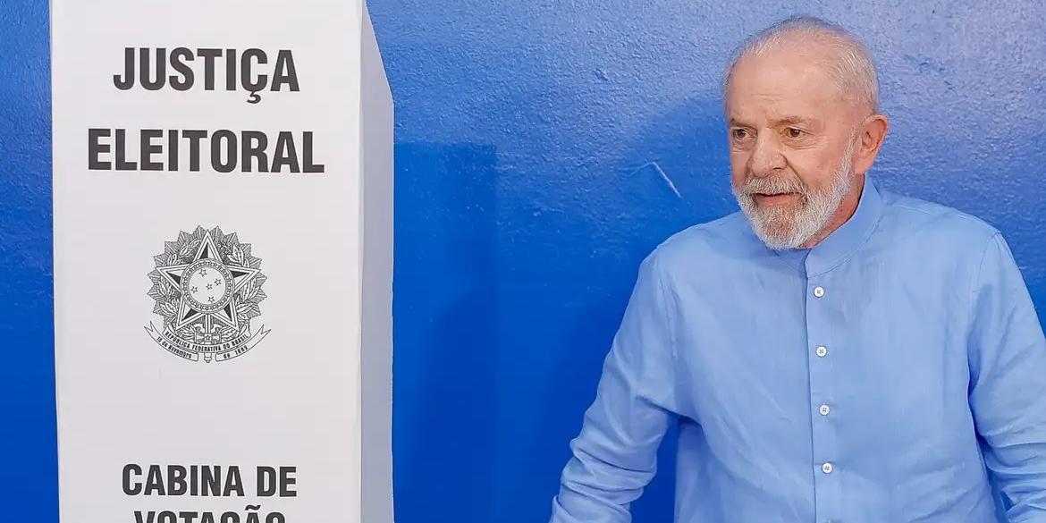 Presidente Lula votou em São Bernardo (SP), na escola estadual João Firmino (Ricardo Stuckert/PR)