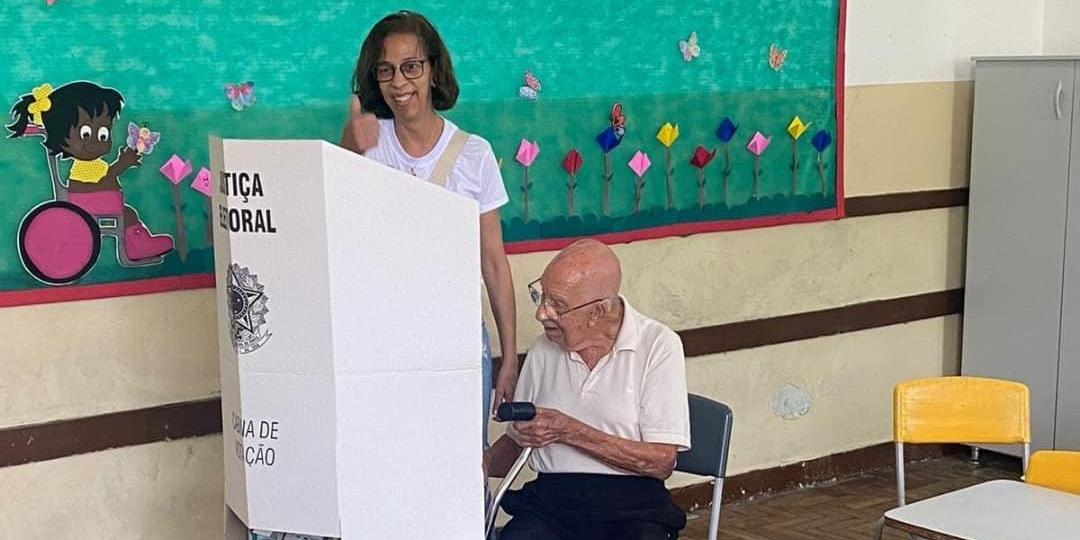 Idoso disse que a principal motivação para votar aos 101 anos é para exercer o papel como cidadão (Divulgação)