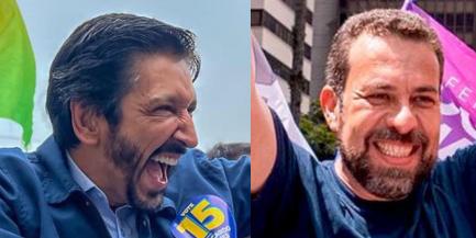 Nunes e Boulos disputarão o segundo turno em São Paulo (Montagem / Reprodução: Instagram Ricardo Nunes - Instagram Guilherme Boulos)