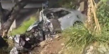 Motorista morreu depois de bater carro em poste e árvore (Divulgação / CBMMG)