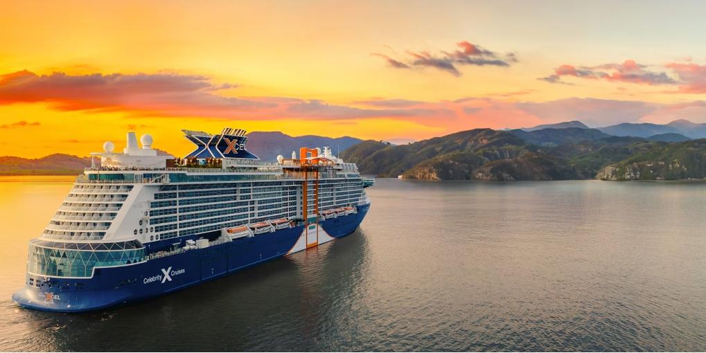 O tão aguardado quinto navio da Série Edge, o Celebrity Xcel℠, fará sua temporada inaugural na Europa (Divulgação / Celebrity Cruises)