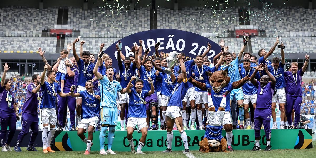 Cruzeiro recorda título inédito da Copa do Brasil sub-20 (Staff Images / Cruzeiro)