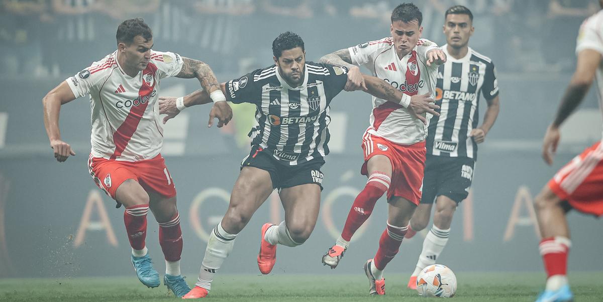 Atlético venceu o River por 3 a 0 na última terça-feira (22), pela semifinal da Libertadores, na Arena MRV (Pedro Souza/ Atlético)