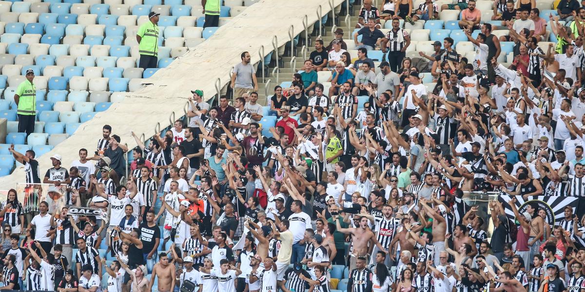 Tprcida atleticana nas arquibancadas do Maracanã (Bruno Cantini / Atlético)