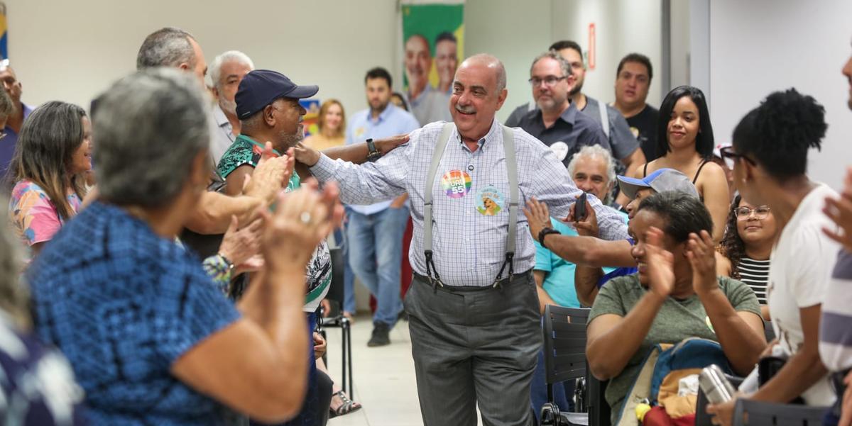 Essa foi a primeira eleição da qual participou como cabeça de chapa (Júnia Garrido/Campanha Fuad Noman)