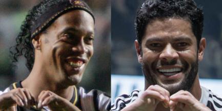 Gaúcho e Hulk no Galo pela Libertadores (Montagem / Foto: Bruno Cantini - Atlético / Pedro Souza - Atlético)