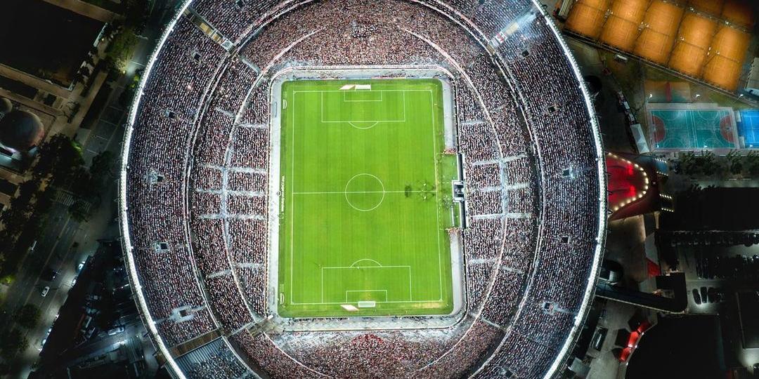 Monumental de Nuñez, estádio do River Plate, será o palco da grande final da Libertadores em 2024 (Reprodução/ Conmebol)