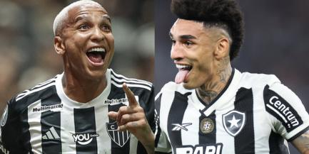 Atlético e Botafogo farão duelo de alvinegros na final da Libertadores (Montagem / Foto: Pedro Souza - Atlético / Vitor Silva/Botafogo)