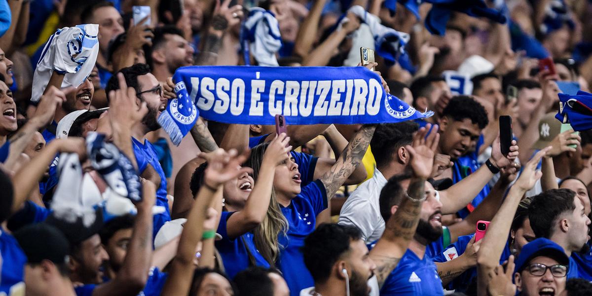 Torcida celeste encontrará time após classificação à final da Sula (Gustavo Aleixo/Cruzeiro)