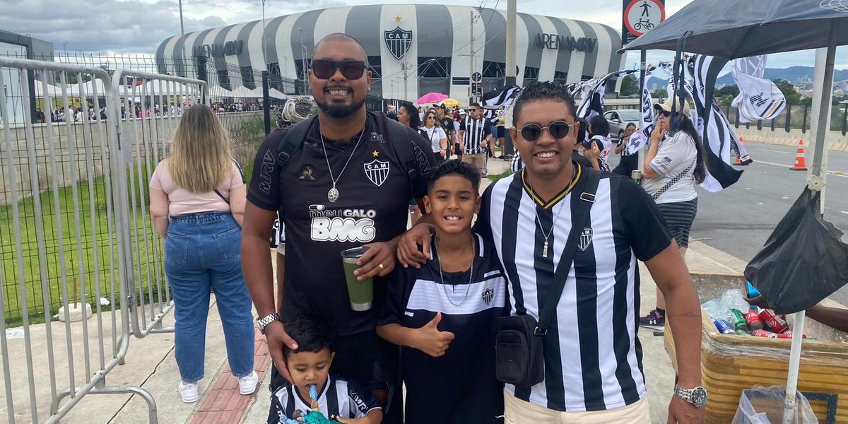 Família alvinegra acredita em vitória do Galo sobre o Flamengo (Bernardo Haddad / Hoje em Dia)