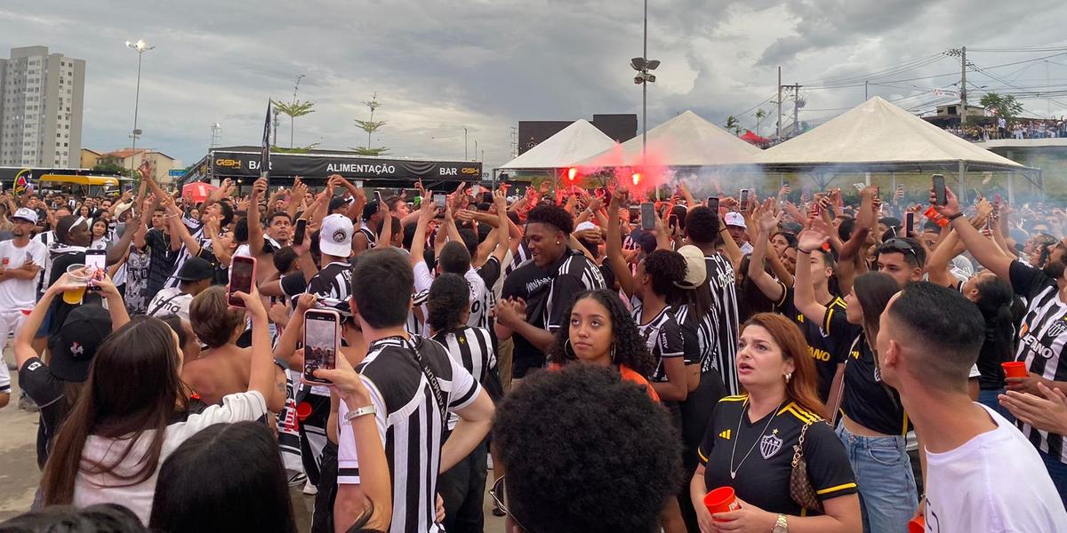 Torcida do Galo acredita em virada sobre o Flamengo no jogo de volta da final da Copa do Brasil (Bernardo Haddad / Hoje em Dia)