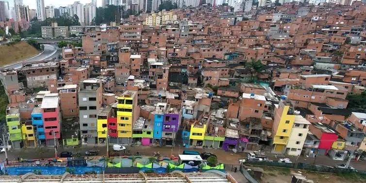 Paraisópolis, favela localizada na zona sul paulistana (Espaço do Povo Paraisópolis)