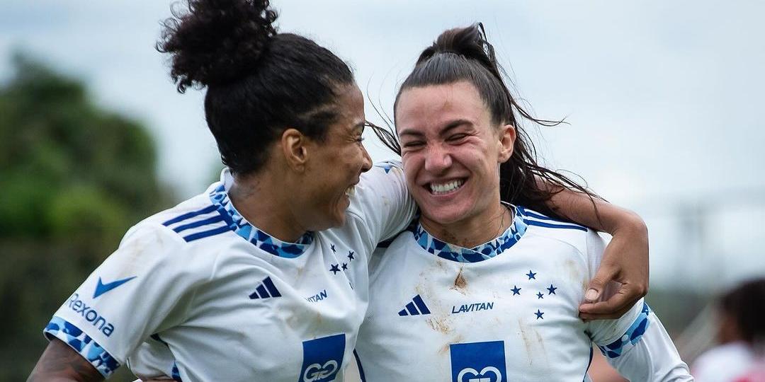 Cruzeiro aplica goleada em jogo de ida da semifinal do Mineiro (Reprodução Instagram Cruzeiro Feminino - foto:  Igor Adler)