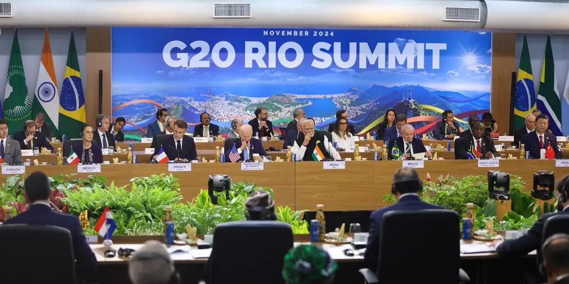 Lula abriu a segunda sessão da Cúpula de Líderes do G20, que discute a reforma da governança global (TOMAZ SILVA/AGÊNCIA BRASIL)