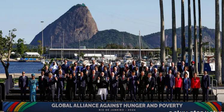 Foto oficial do G20: tradição voltou a integrar a programação da cúpula após dois anos (Tânia Rego / Agência Brasil)