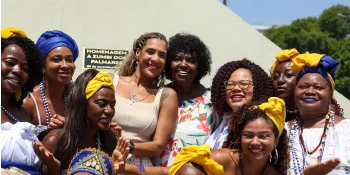 Anielle Franco participa da celebração do dia Nacional da Consciência Negra no Monumento Zumbi dos Palmares (Tomaz Silva/Agência Brasil)