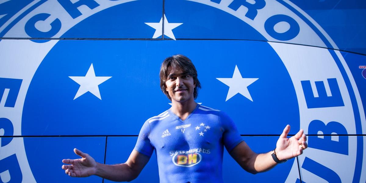 "É um orgulho enorme para mim poder ter jogado e conquistado títulos pelo Cruzeiro", destaca Marcelo Moreno  (Flickr Cruzeiro/Divulgação)