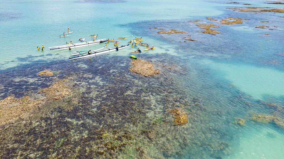 Praia de Ipioca é famosa por suas piscinas naturais e por abrigar o início da segunda maior barreira de corais do mundo (Divulgação/ MME Hotéis)