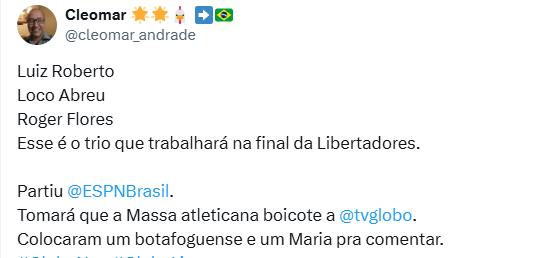 Final Libertadores (Reprodução / X)