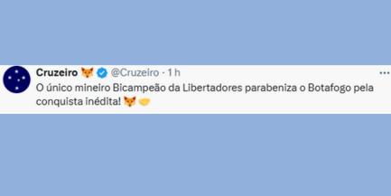  (Reprodução / X Cruzeiro)