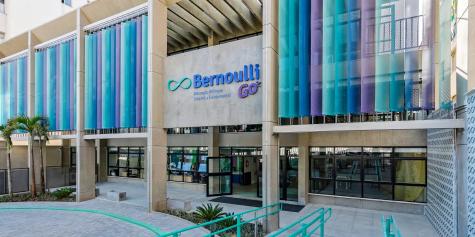 Entrada de uma das unidades Bernoulli Go (Reprodução / site Bernoulli)