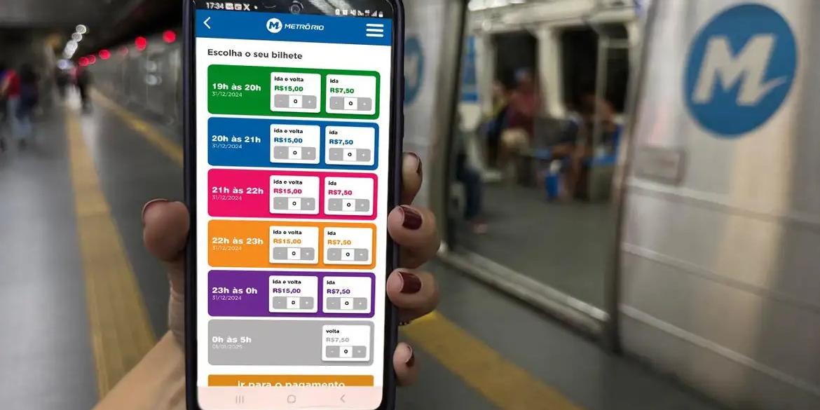 Bilhete será digital por meio de um qr code (MetrôRio / Divulgação)