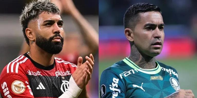  (Reprodução: Divulgação Palmeiras e Flamengo)