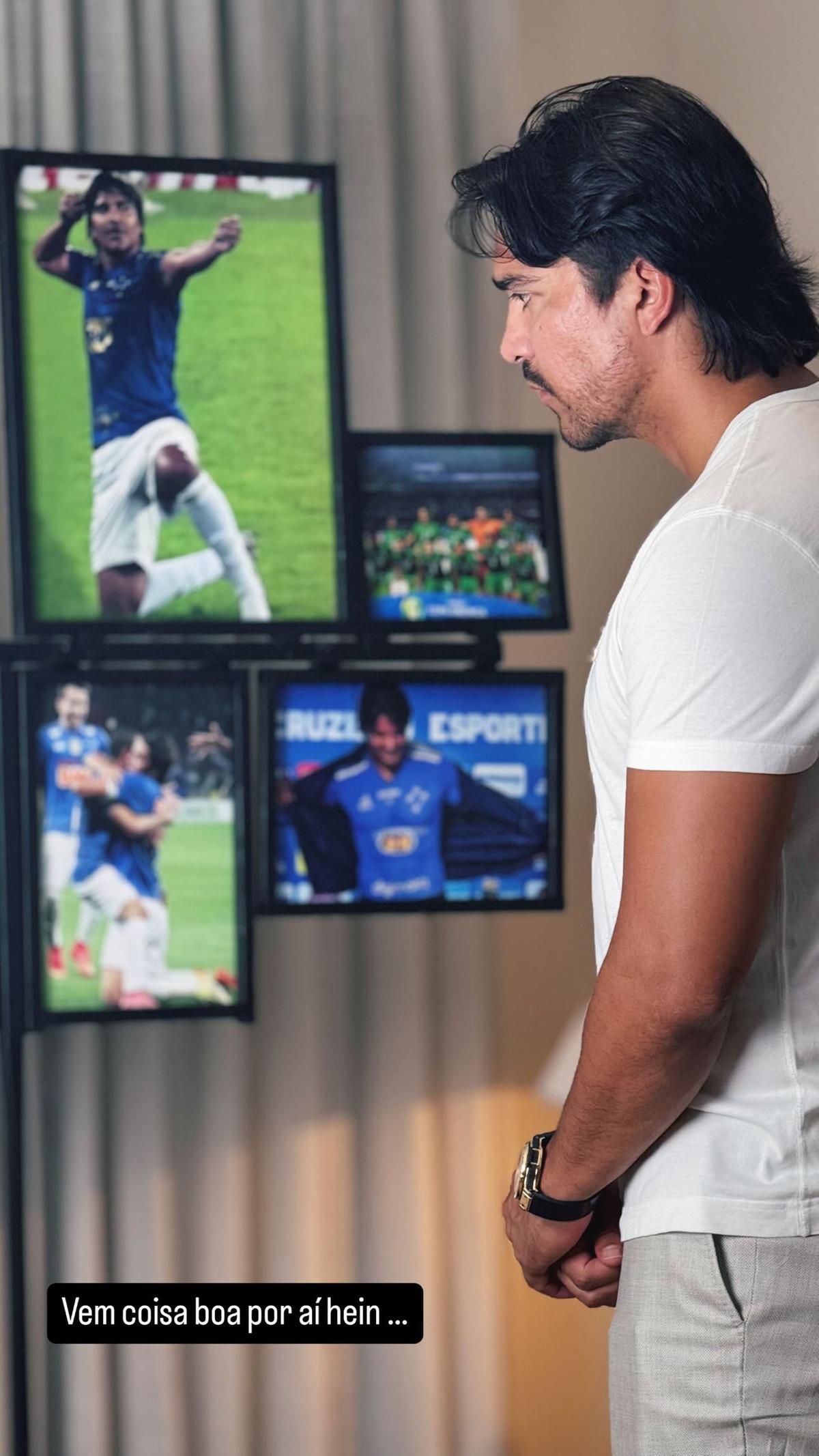 Marcelo Moreno levanta hipóteses de retorno ao Cruzeiro com mensagem enigmática (Reprodução / Instagram Marcelo Moreno)