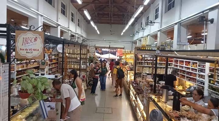 Com 44 boxes, Mercado fica no Centro da cidade (Michael Martins)